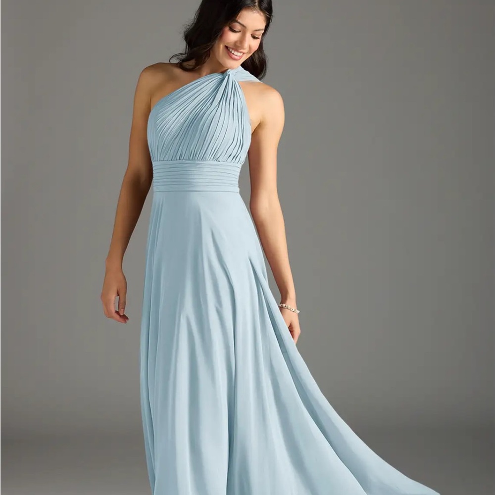 Azazie Charlize in Sky Blue NWT